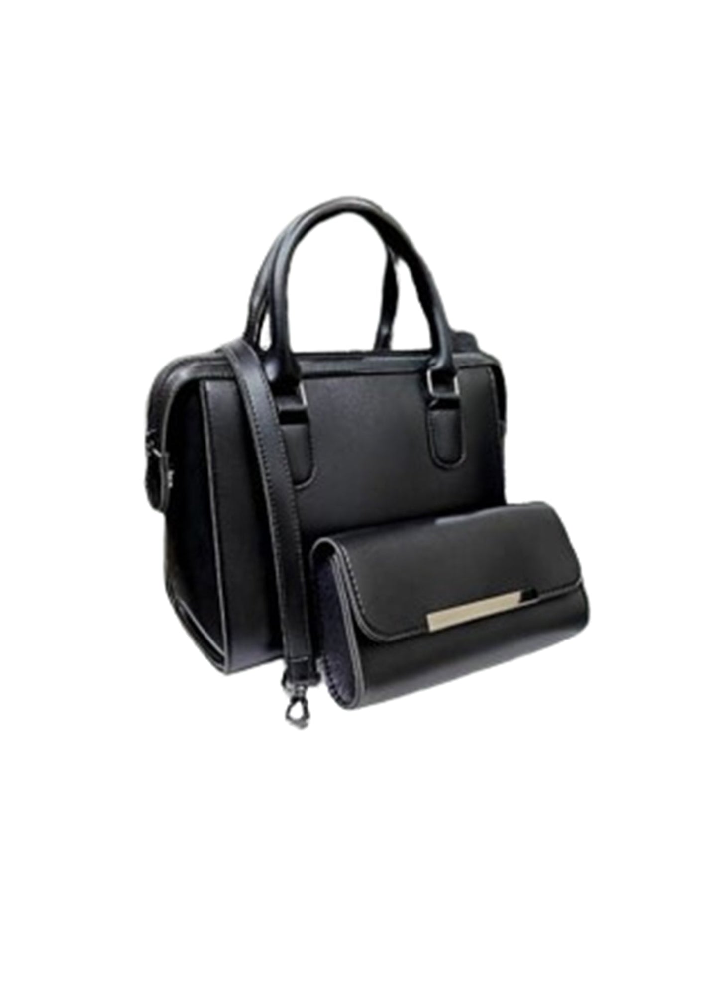 The Dual Handle Satchel &  Clutch