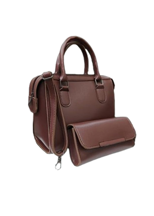 The Dual Handle Satchel &  Clutch