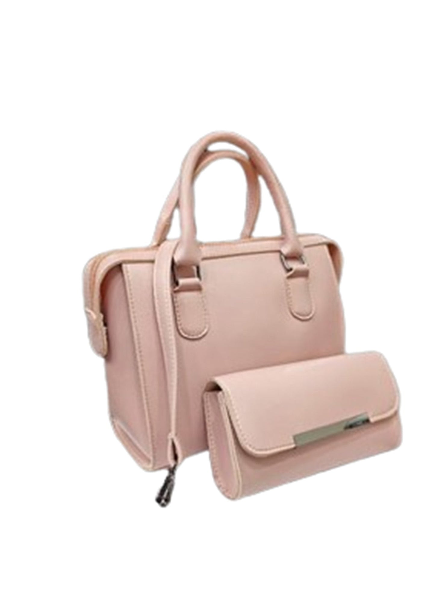 The Dual Handle Satchel &  Clutch